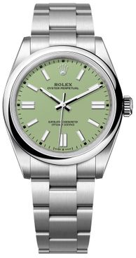 Rolex Oyster Perpetual 41 Green Dial Men's Watch 134300-0006
