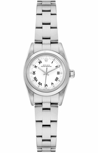 Rolex Oyster Perpetual 24 White Dial Stainless Steel Women's Watch 76080