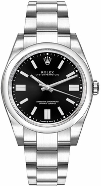 Rolex Oyster Perpetual 36 Black Dial Steel Women's Watch 126000-0002