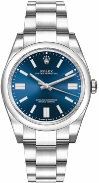 Rolex Oyster Perpetual 36 Blue Dial Steel Unisex Watch 126000-0003