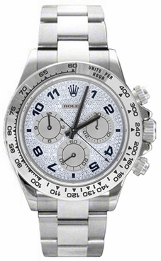 Rolex Cosmograph Daytona Pave Dial Watch 116509