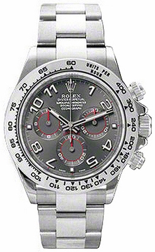 Rolex Cosmograph Daytona Gray Dial Men's Watch 116509
