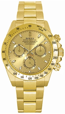 Rolex Cosmograph Daytona Solid Gold Men's Watch 116528-0045