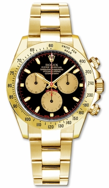 Rolex Cosmograph Daytona Black Dial Men's Watch 116528-0036