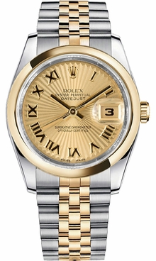 Rolex Datejust 36 Gold & Steel Automatic Watch 116203