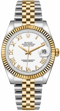 Rolex Datejust 36 White Dial Watch 116233-0149