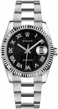 Rolex Datejust 36 Jubilee Black Dial Luxury Watch 116234