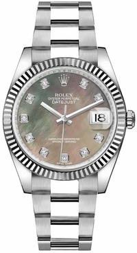 Rolex Datejust 36 Diamond Dial Women's Watch 116234-0149