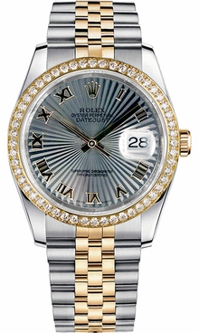Rolex Datejust 36 Diamond Bezel Luxury Watch 116243