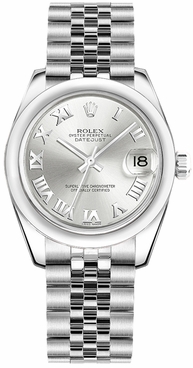 Rolex Datejust 31 Silver Dial Steel Watch 178240