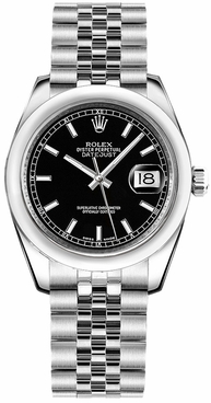 Rolex Datejust 31 Black Dial Watch 178240