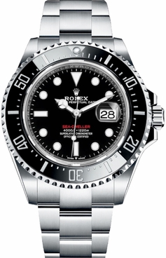 Rolex Sea-Dweller MK2 Black Dial Oystersteel Men's Watch 126600-0001
