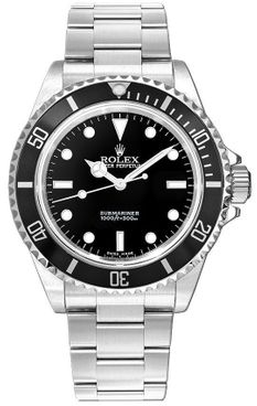 Rolex Submariner Black Dial Stainless Steel 40mm Men's Watch 14060