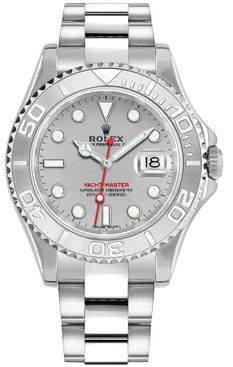 Rolex Yacht-Master 40 Silver Dial Chronometer Men's Watch 16622