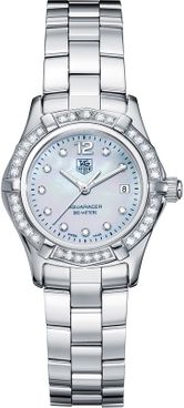 Tag Heuer Aquaracer Blue Pearl & Diamond Dial Women's Watch WAF141J.BA0813