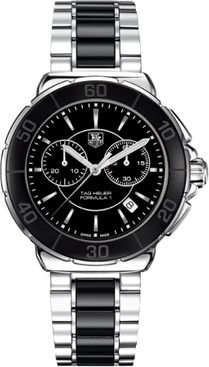 Tag Heuer Formula 1 Steel & Black Ceramic 41mm Unisex Watch CAH1210.BA0862