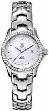 Tag Heuer Link 27mm Steel Diamonds Women's Watch WJF1318.BA0572