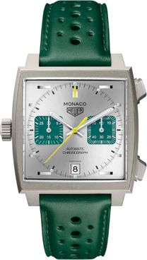 Tag Heuer Monaco Chronograph Green Racing Men's Watch CAW218E.FC6565