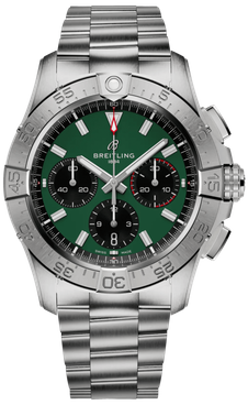 Breitling Avenger B01 Chronograph 42 Green Dial Men's Watch AB0146101L1A1